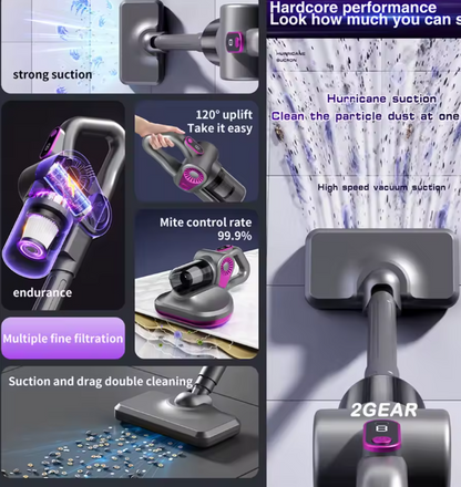 Aspiradora Inalámbrica de Mano 4 en 1 – Limpieza Inteligente con Succión Potente