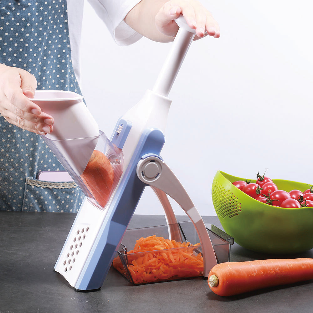 Cortador de Verdura 3.6 Multifuncional Mandolina de Cocina Manual