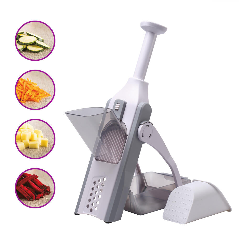 Cortador de Verdura 3.6 Multifuncional Mandolina de Cocina Manual